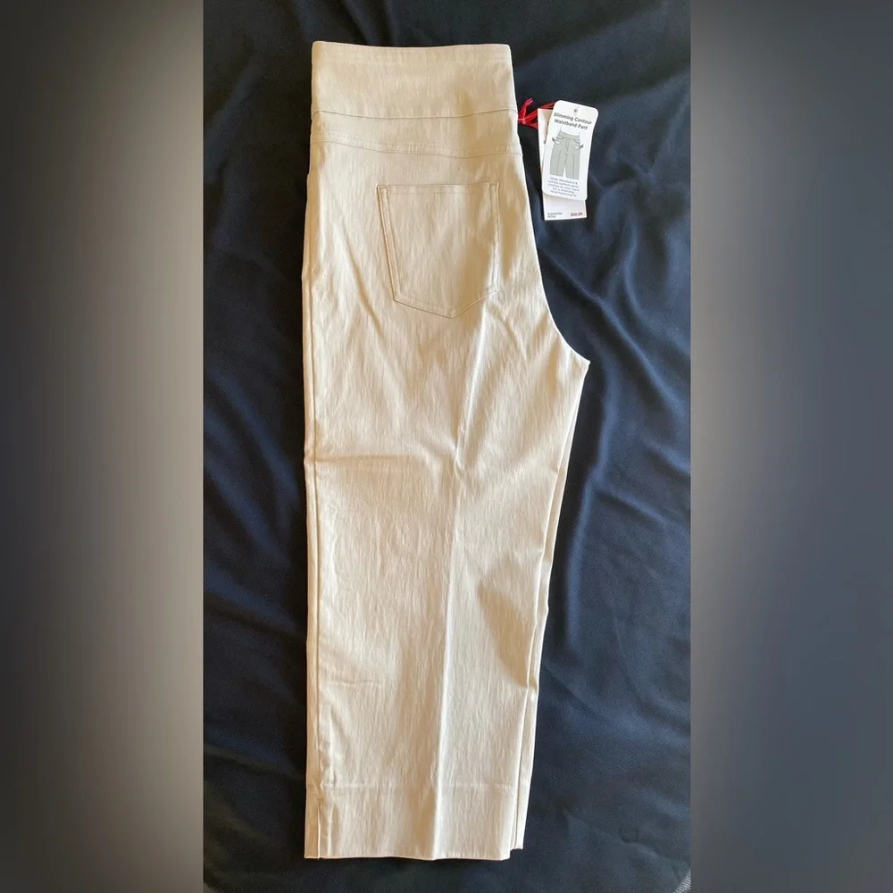 Ruby Rd Capri Pants Sz 12 NWT - Picture 4 of 12